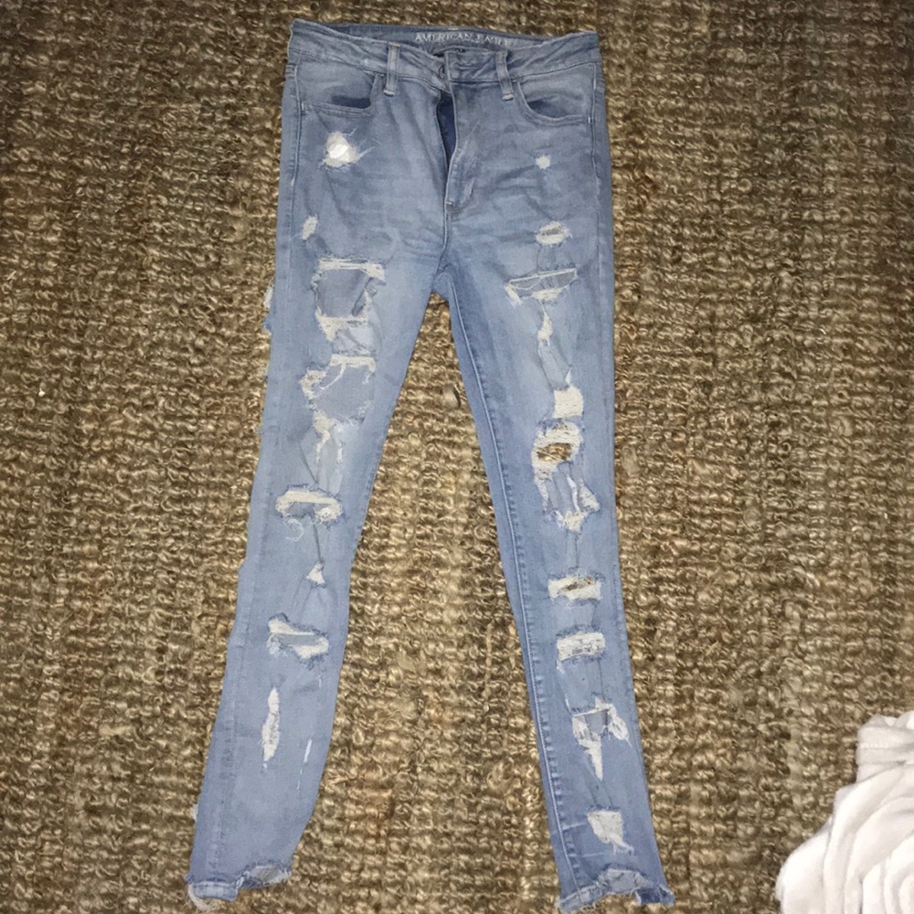 American Eagle ripped jeans